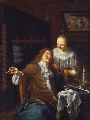 Paulus Moreelse Lady and Cavalier Spain oil painting art